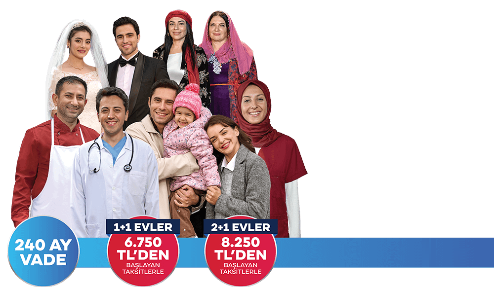 240 Ay Vade 6.750 TL'den Başlayan Taksitlerle